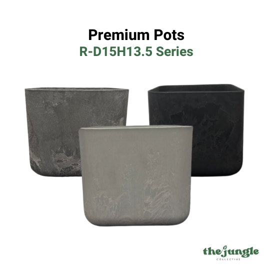 R-D15H13.5 Series Planters/Pots | Indoor & Outdoor | Industrial Chic Design | Low Maintenance
