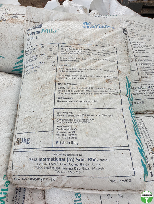 Yara Mila NPK 15-15-15 Fertiliser (50kg)