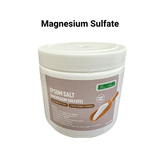 500g Mono Potassium Phosphate / Calcium Nitrate / Epsom Salt | High-Purity Water Soluble Fertilizer | Indoor/Outdoor | Boosts Flowering, Fruit Quality & Leaf Greenness