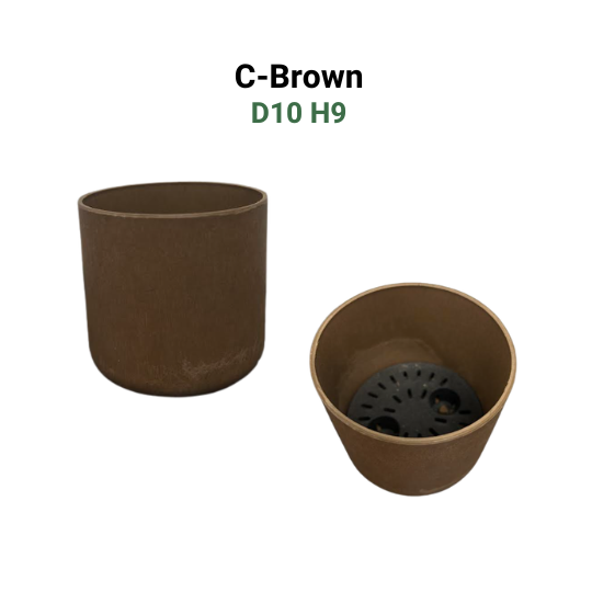 C-D10H9 Series Plant Planters/Pots | Indoor & Outdoor | Contemporary Minimalist Decor