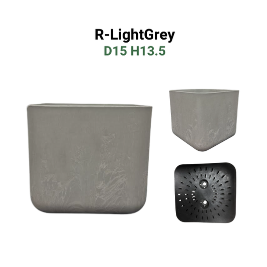 R-D15H13.5 Series Planters/Pots | Indoor & Outdoor | Industrial Chic Design | Low Maintenance