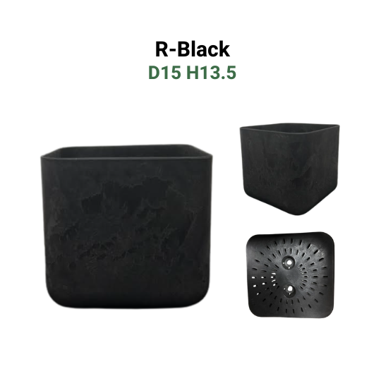 R-D15H13.5 Series Planters/Pots | Indoor & Outdoor | Industrial Chic Design | Low Maintenance