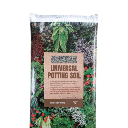 5L Universal Potting Soil | All-Purpose Growing Medium | Indoor & Outdoor | Nutrient-Rich for Healthy Growth | Beginner Friendly