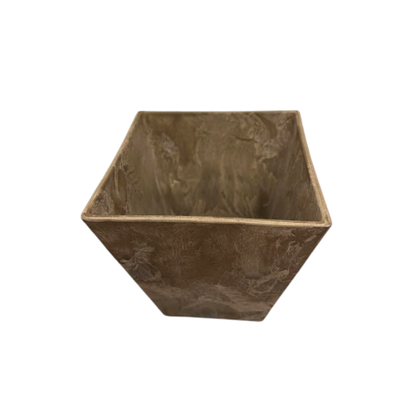 E-D15H15 Series Pots/Planters | Indoor/Outdoor | Minimalist Decor Compact Square Shape