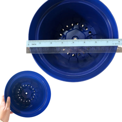 Premium 6-Color Gardening Pots | Durable Round Planters | Vibrant Multi-Pack Variety
